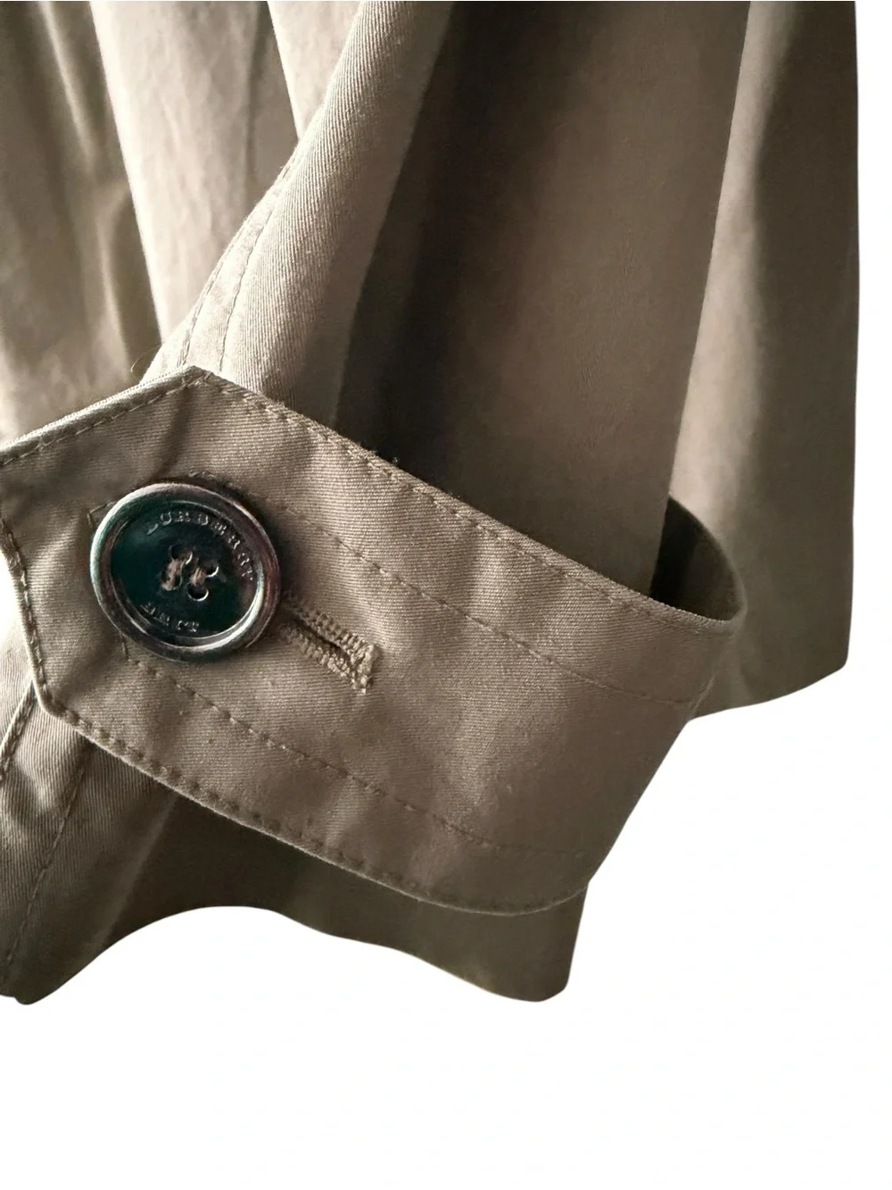 Burberry Brit Double Breasted Trench Coat- khaki olive - Picture 7 of 12